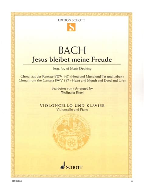 blebet|Jesus bleibet meine Freude from Cantata BWV 147 .